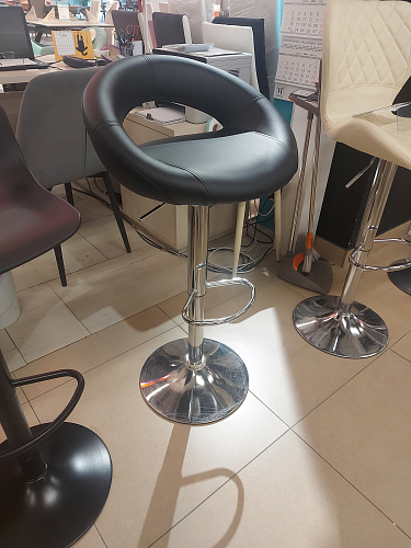 Барный стул Oazis black / chrome из шоурума 2